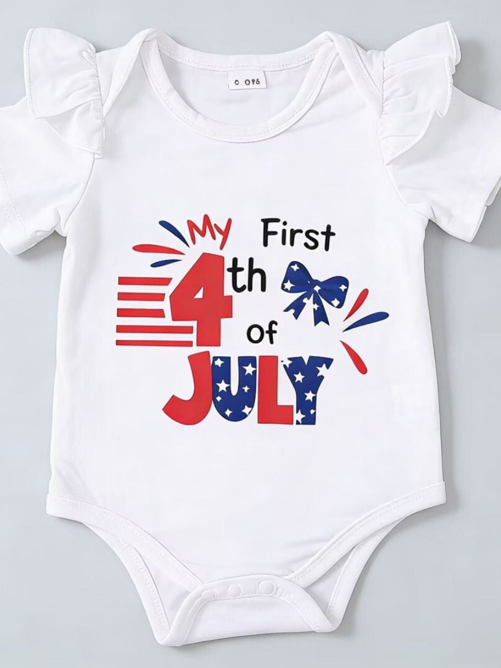Children's Patriotic Print Three-Piece Set