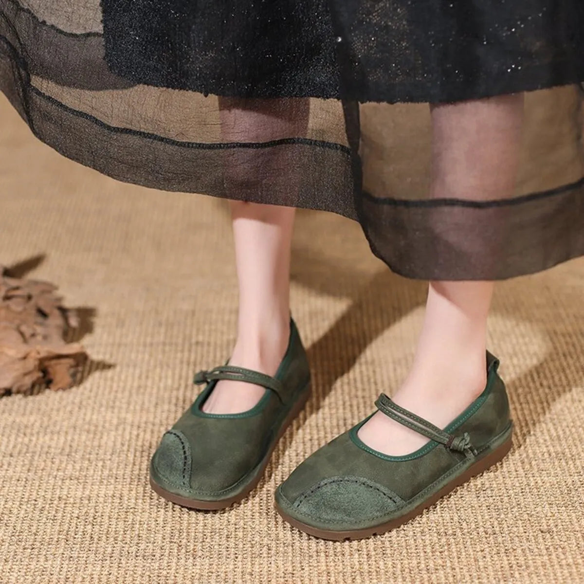 Round Toe Slip-Ons