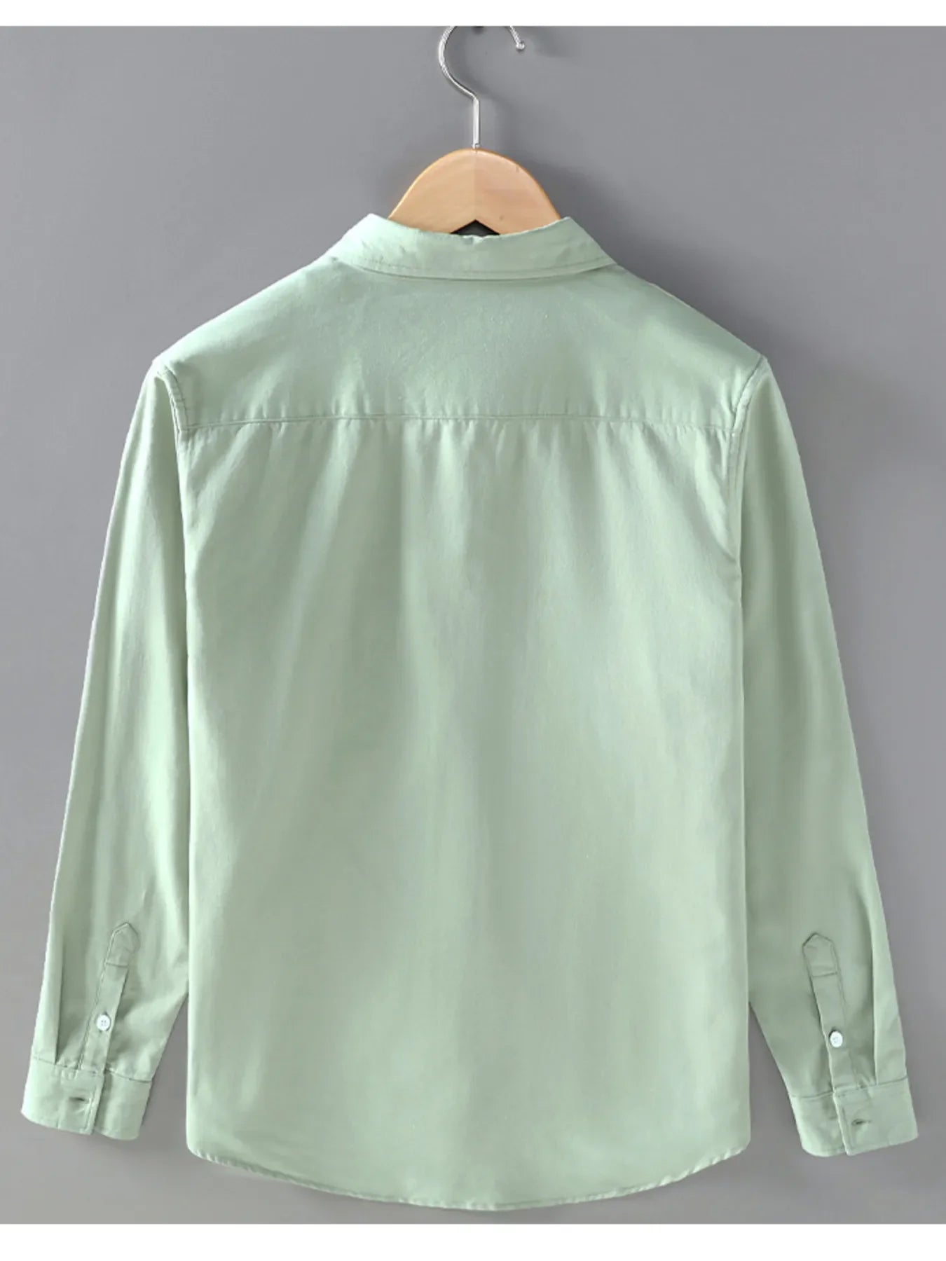 Men's Plus Size Button Up Long Sleeve Shirt