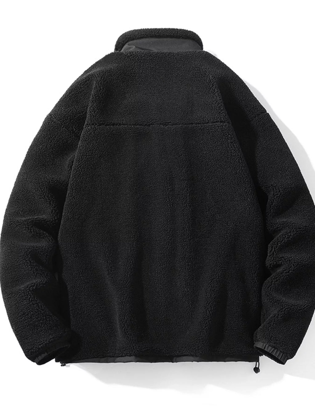 Men's Plus Size Cozy Fleece Full-Zip Jacket