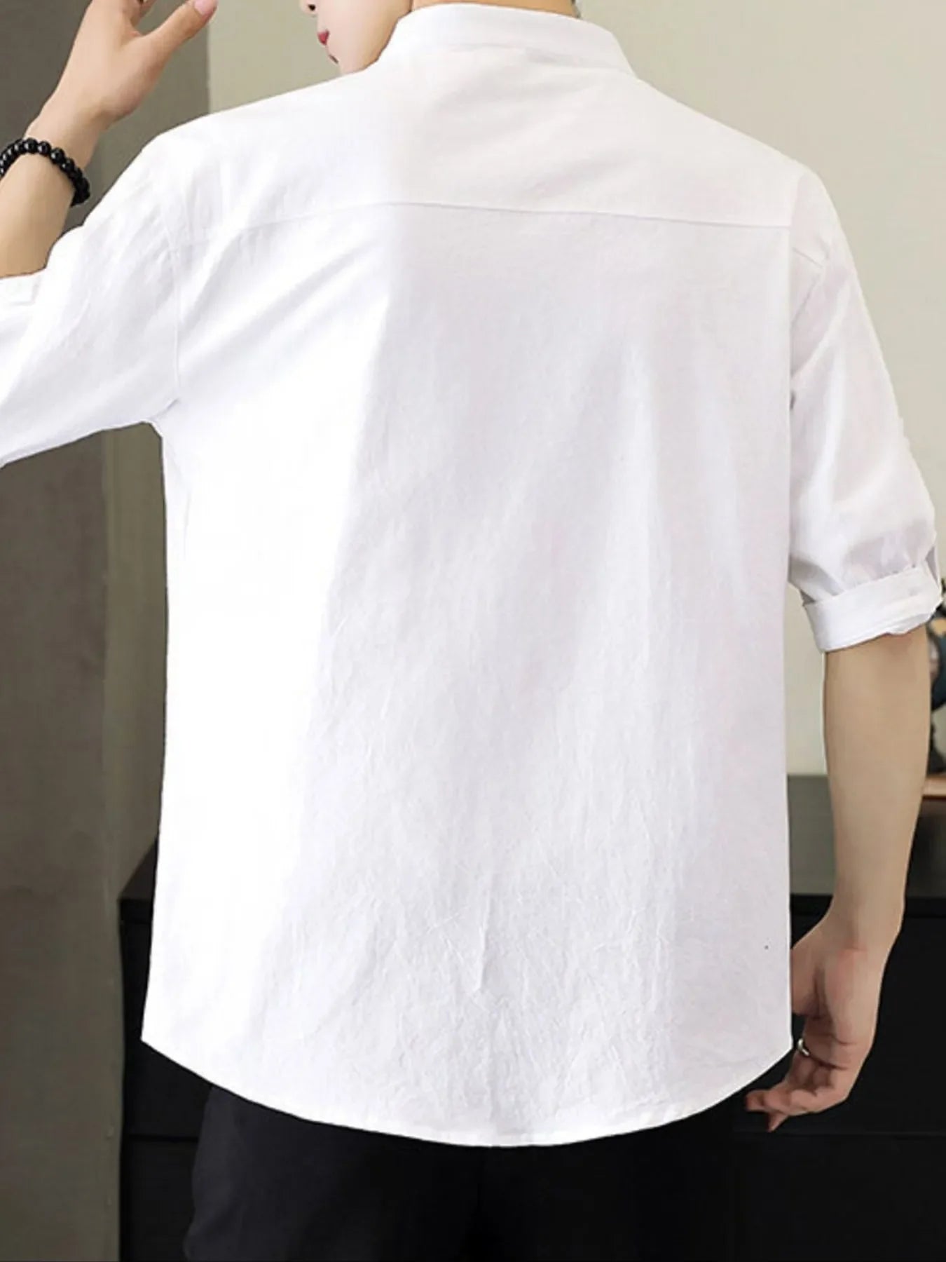 Men's Plus Size Button Up Short Sleeve Shirt