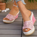 Open Toe Wedge Sandals