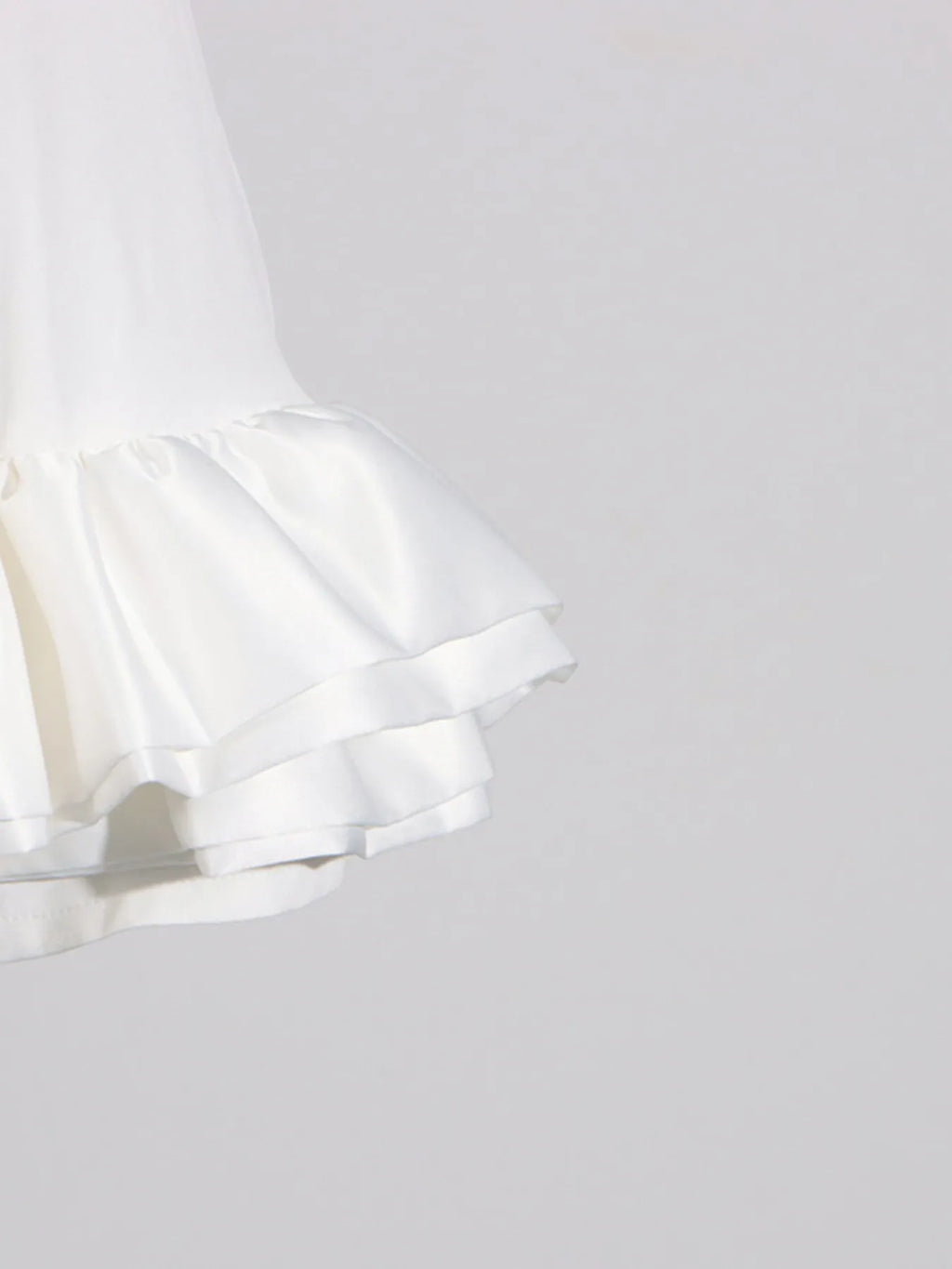 Ruffled Hem Sleeveless Mini Dress