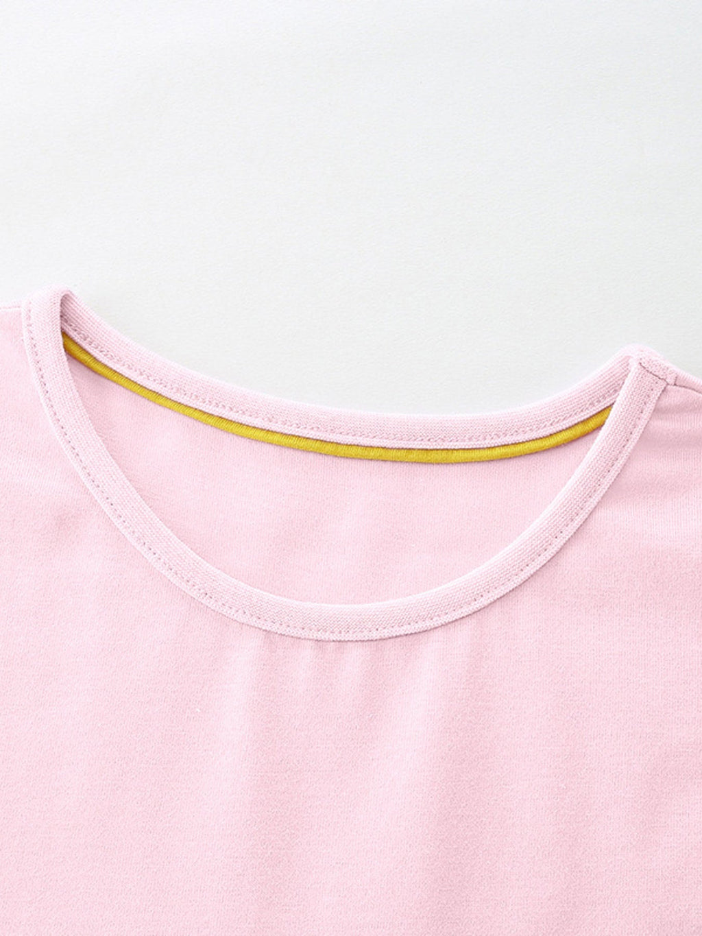 Children's Rainbow Print Short Sleeve Casual Dress