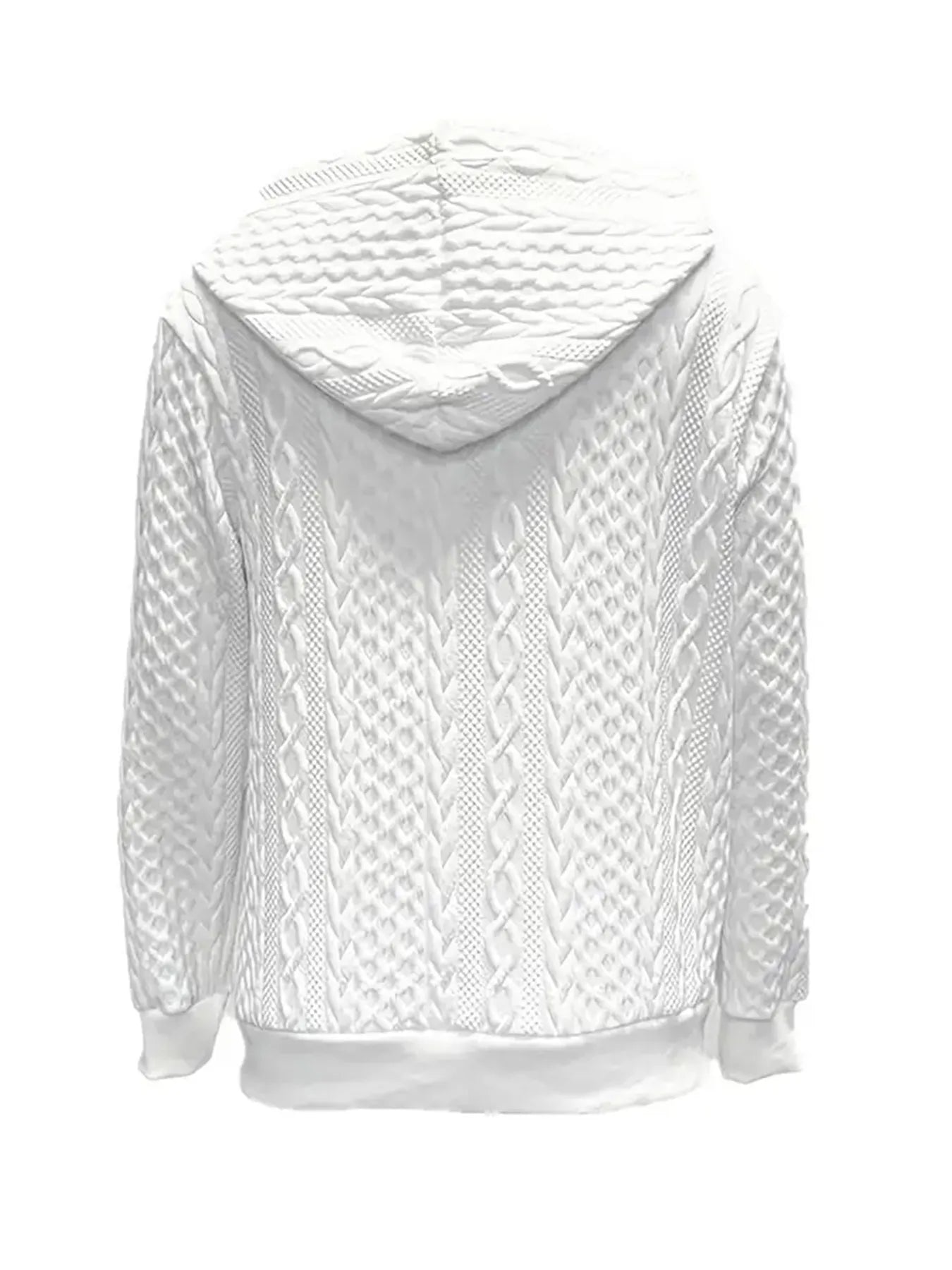 Drawstring Zip Up Hooded Jacket