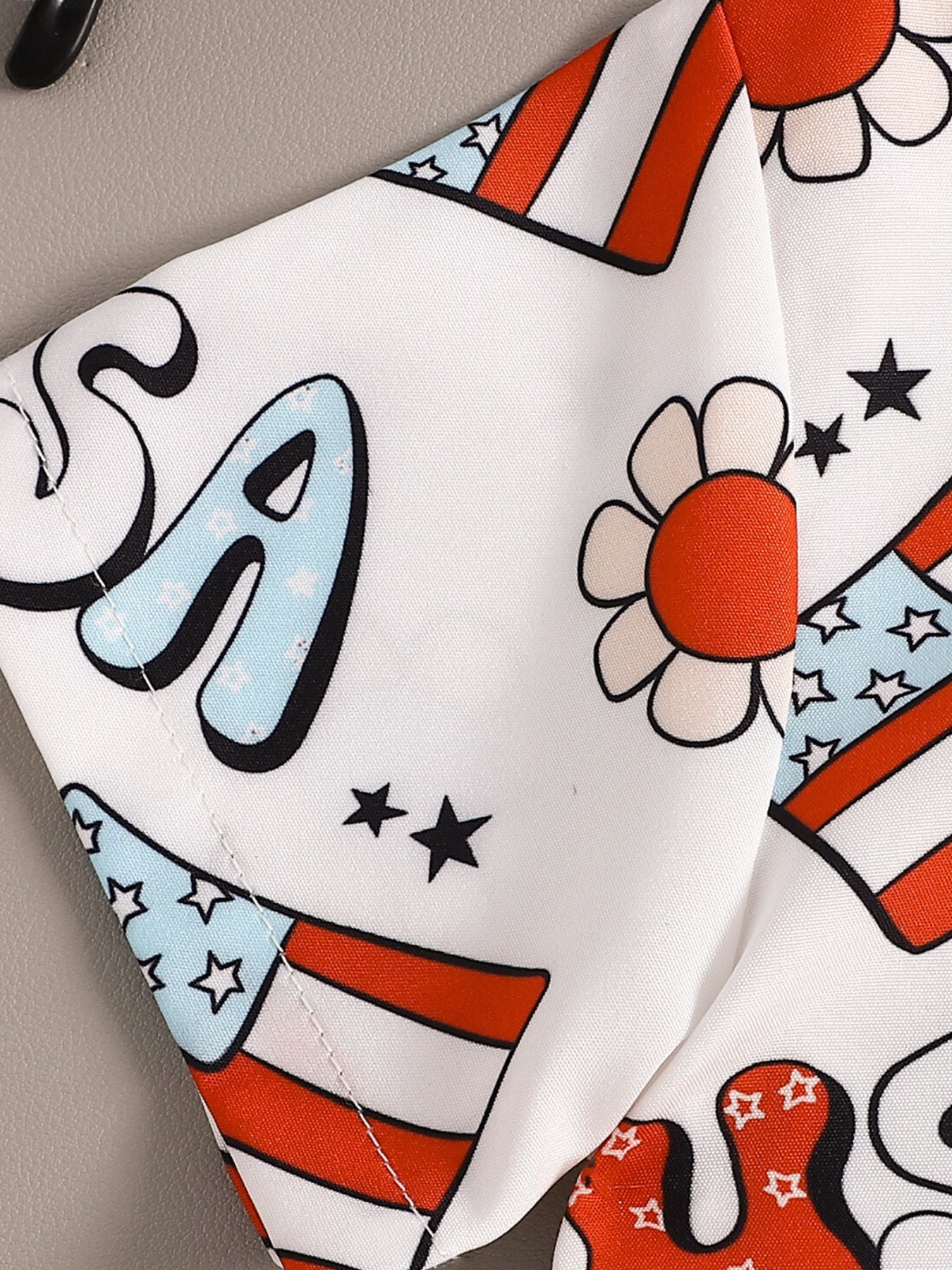Children's Printed Short Sleeve Shirt and Shorts Set