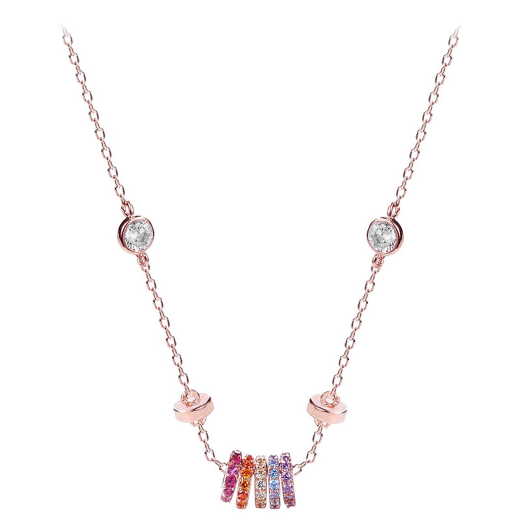 925 Sterling Silver Circle Pendant Necklace