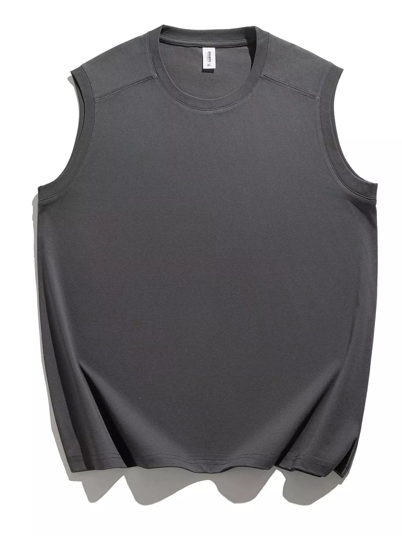 Men's Plus Size Round Neck Tank