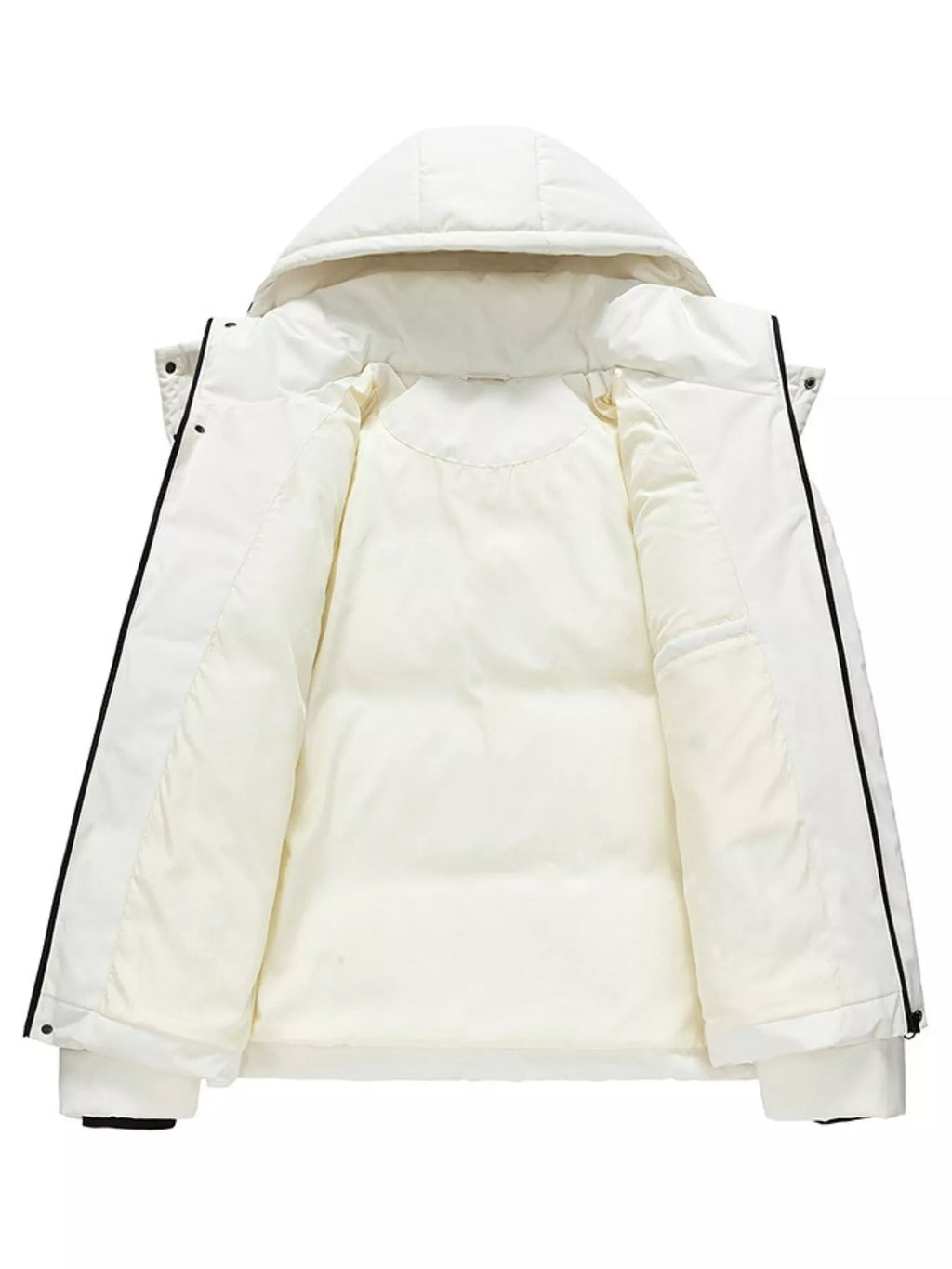 Men's Plus Size Hooded Padded Winter Puffer Jacket