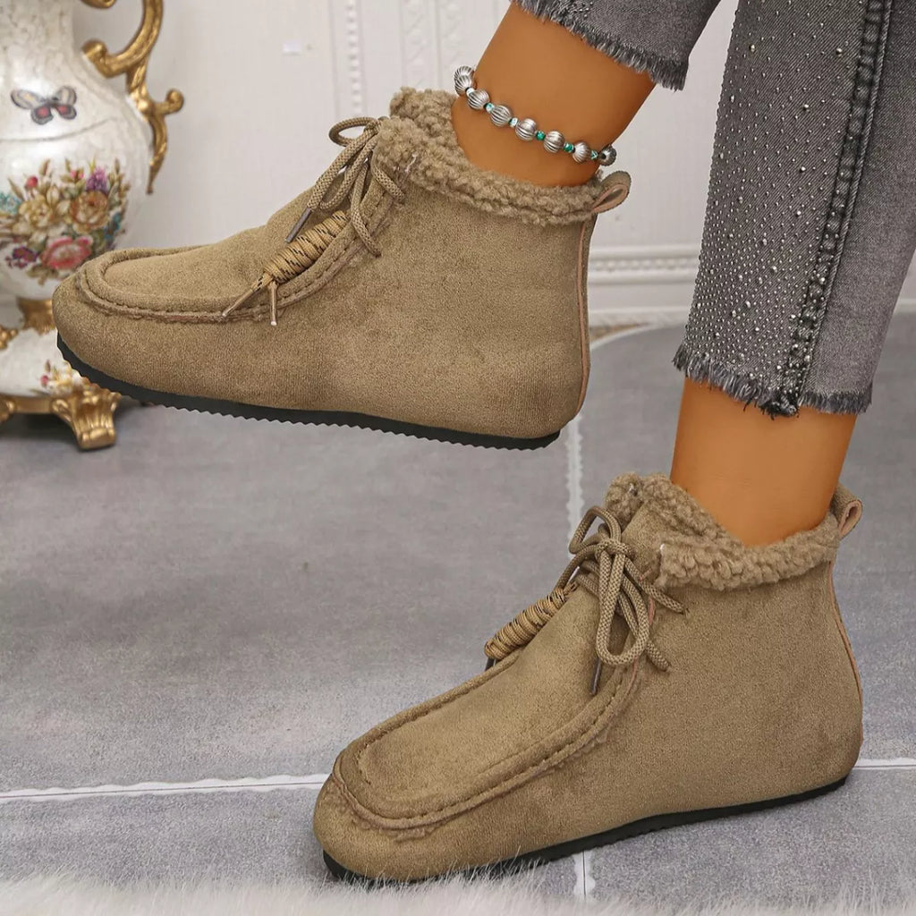 Plush Lining Ankle Boots