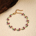 18K Gold-Plated Cherry Charm Bracelet