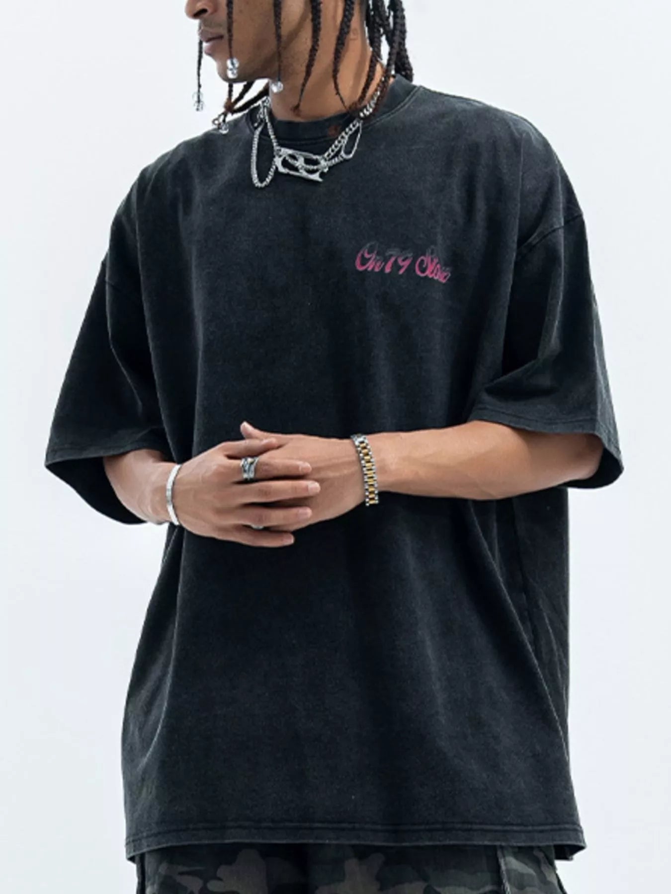 Men's Vintage Graphic Oversized T-Shirt