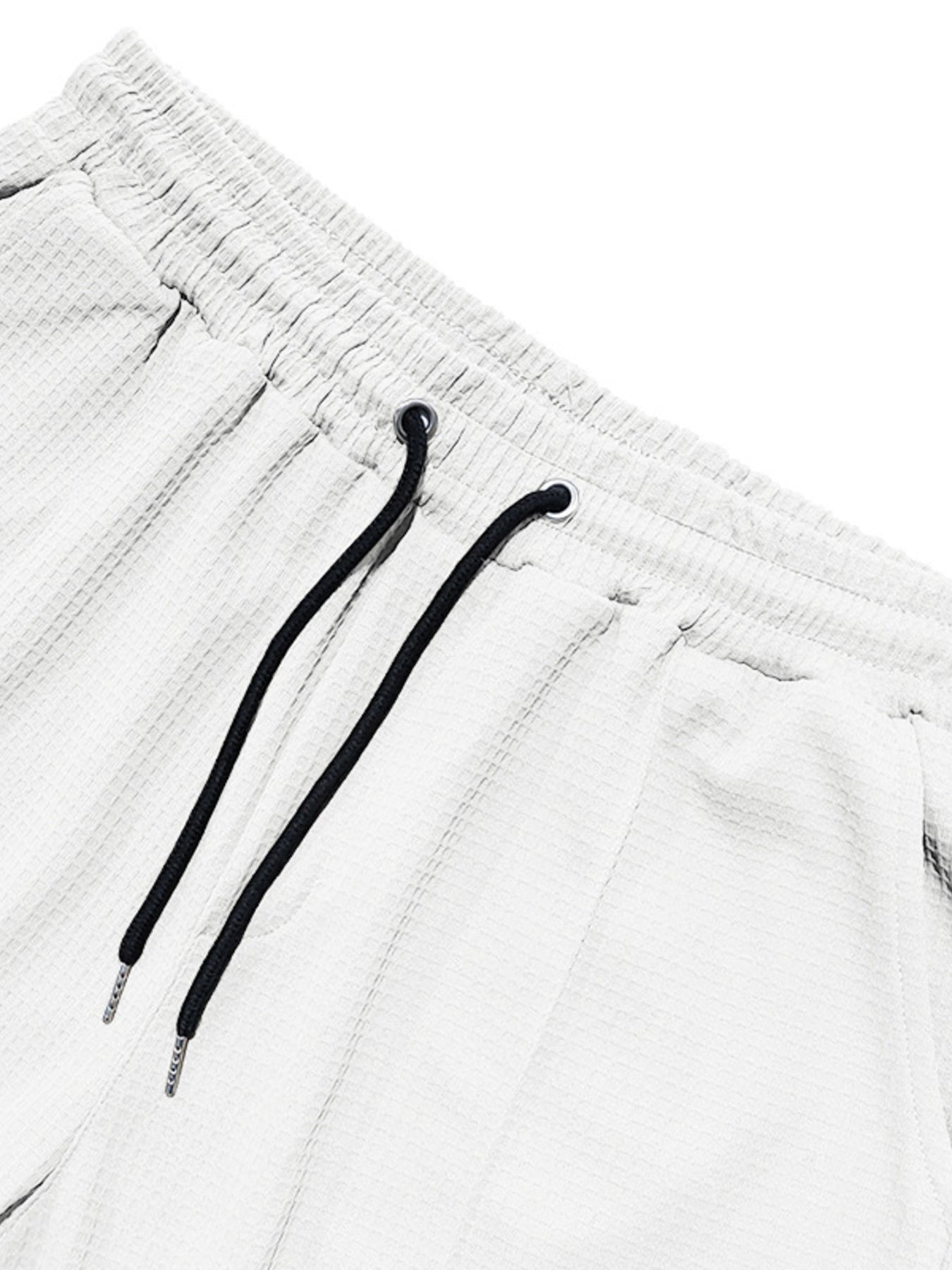Men's Full Size Textured Drawstring Casual Pants Plus Size