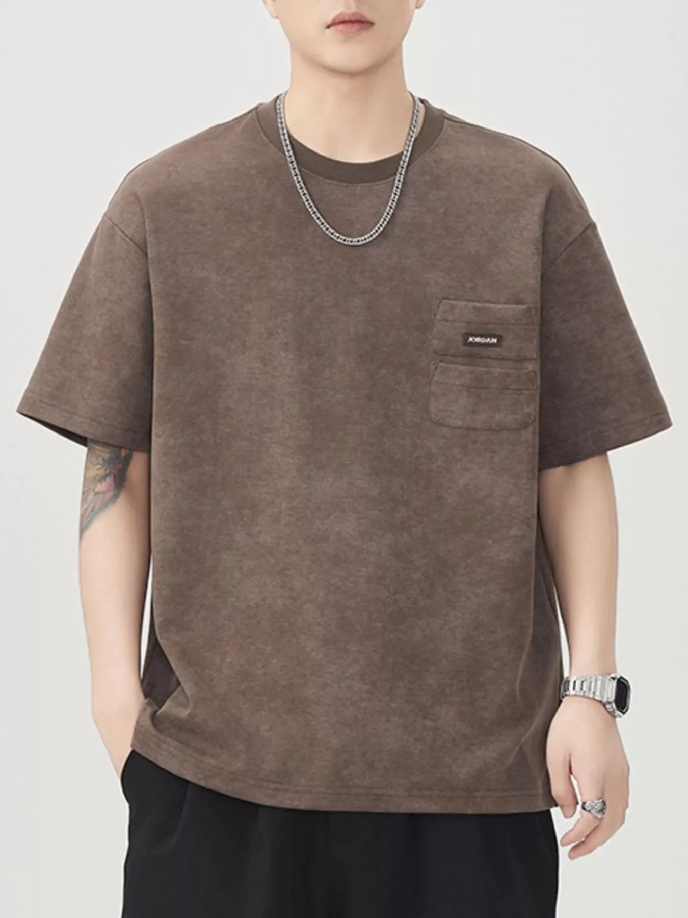 Men's Round Neck Short Sleeve T-Shirt