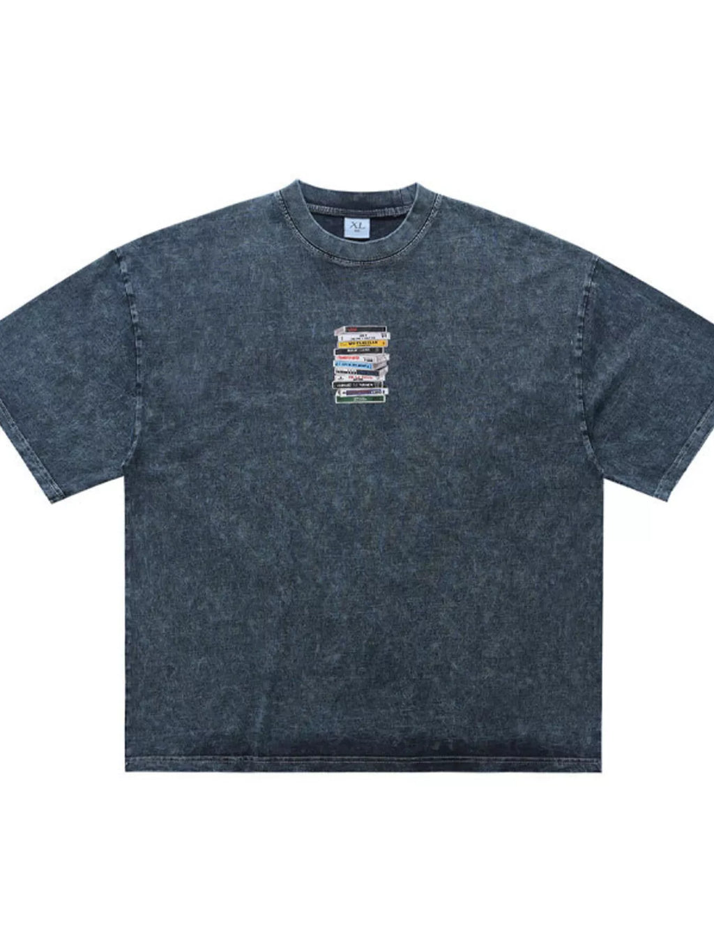 Men's Vintage Washed Cassette Tape Graphic T-Shirt