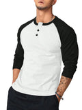 Men's Round Neck Raglan Sleeve T-Shirt