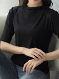 Solid Color Short Sleeve T-Shirt