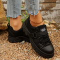 Lace Up Platform Casual Sneakers