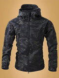 Men's Camouflage Zip Up Hooded Jacket