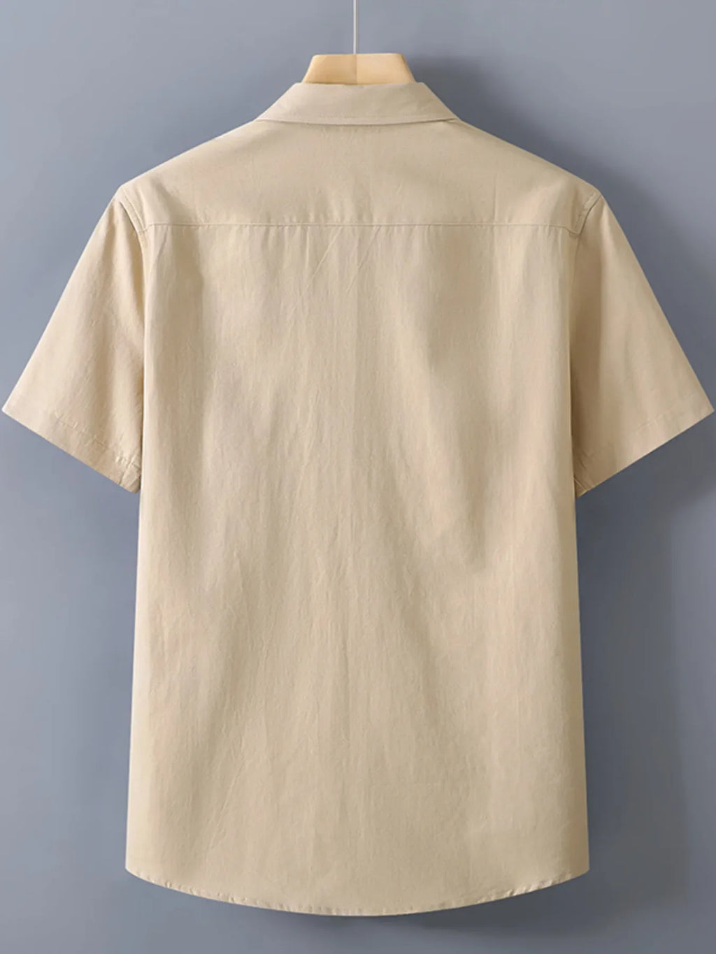 Men's Plus Size Button Up Short Sleeve Shirt