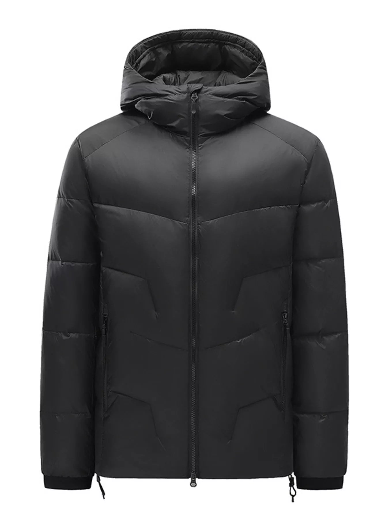 Men's Plus Size Hooded Padded Winter Puffer Jacket