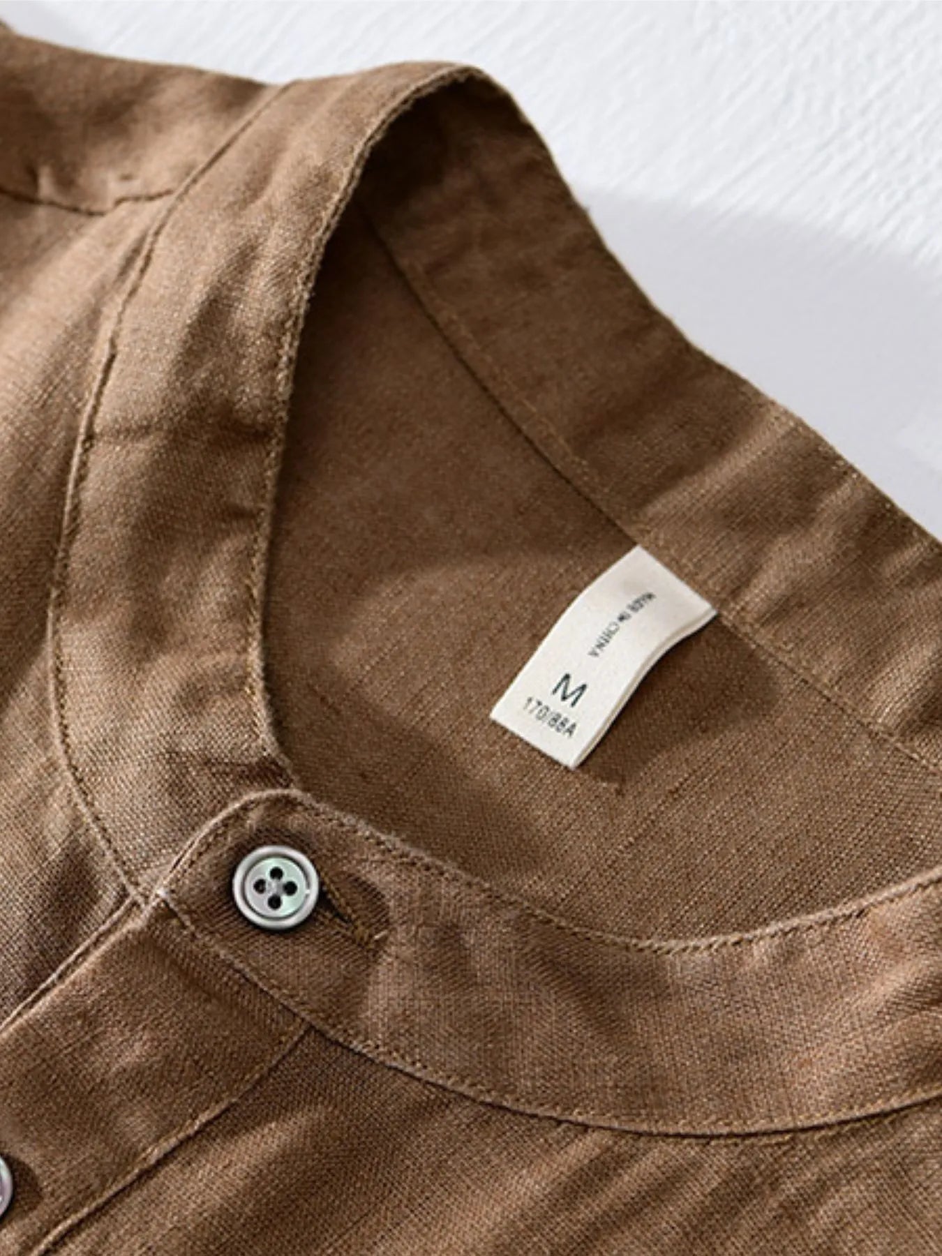 Men's Plus Size Button Detail Short Sleeve Blouse