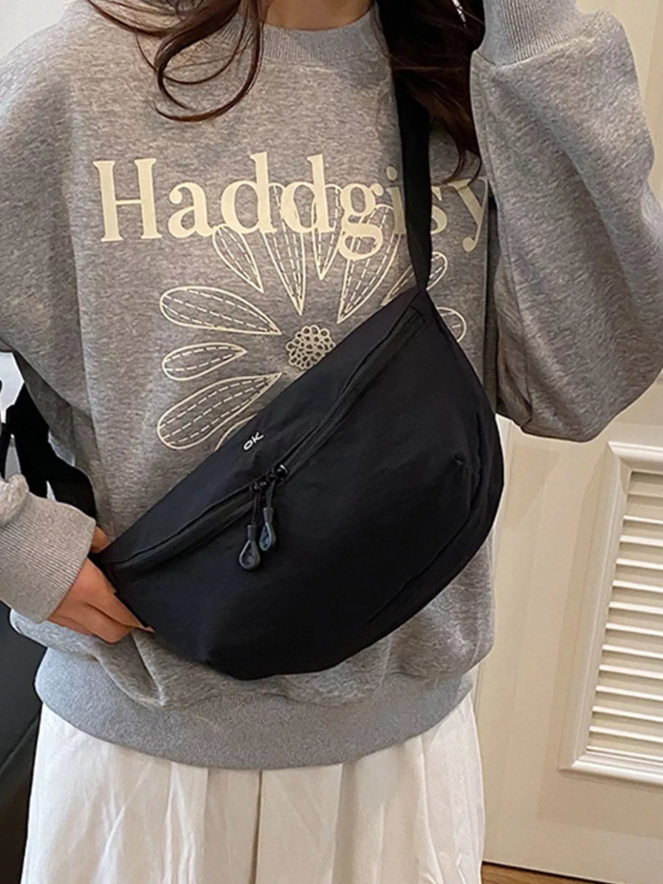 Lightweight Canvas Sling Bag