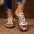 Cutout Open Toe Sandals