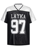 Men's Number 97 V-Neck Short Sleeve T-Shirt