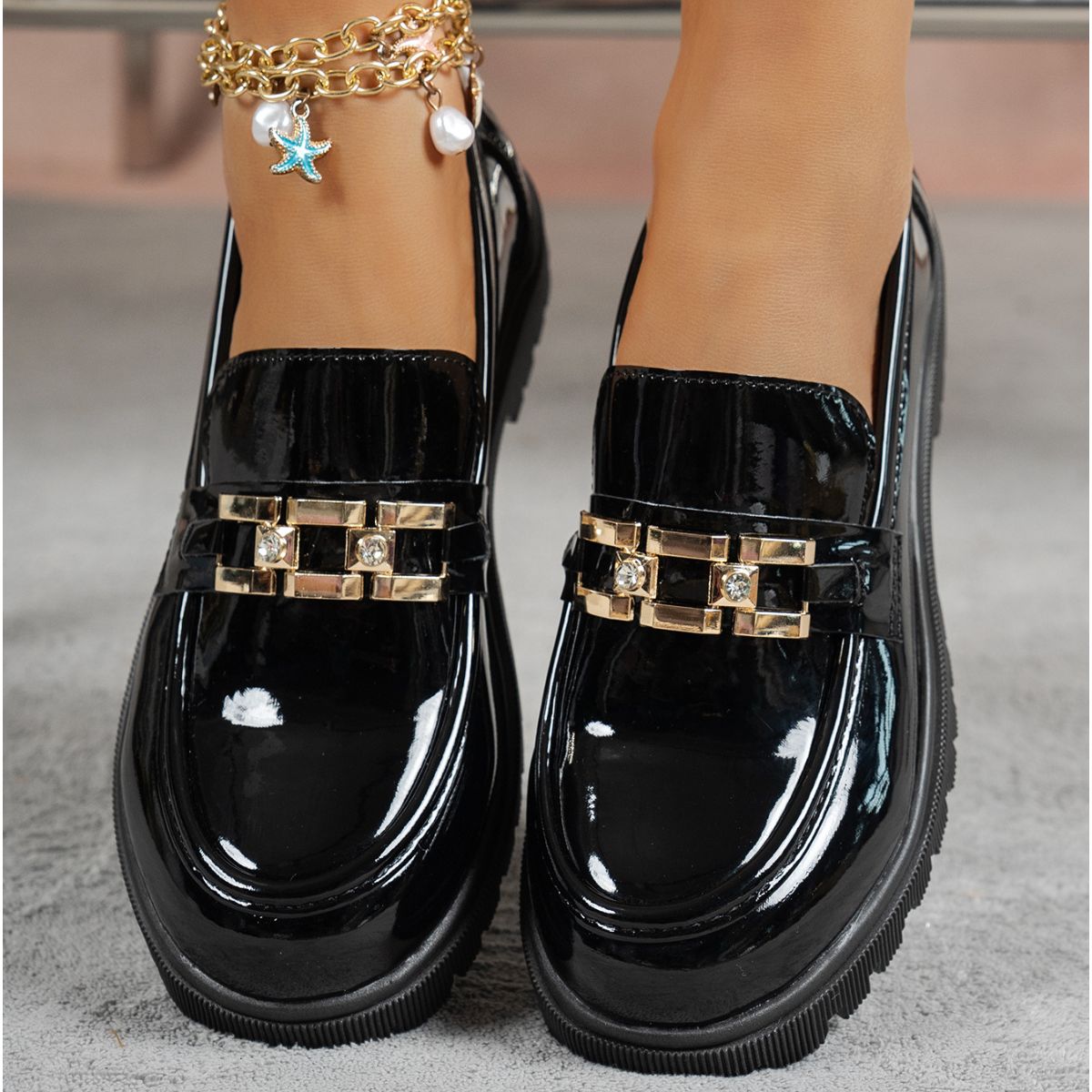 Buckle Decor Chunky Loafers