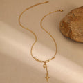 18K Gold-Plated Cross Necklace