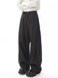 Men's Full Size Wide Leg Flowy Dress Pants Plus Size