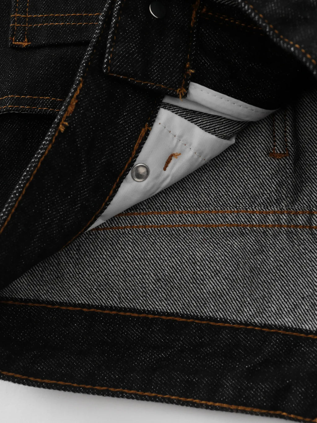 Men's Wide Leg Denim Shorts with Embroidered Pocket Detail