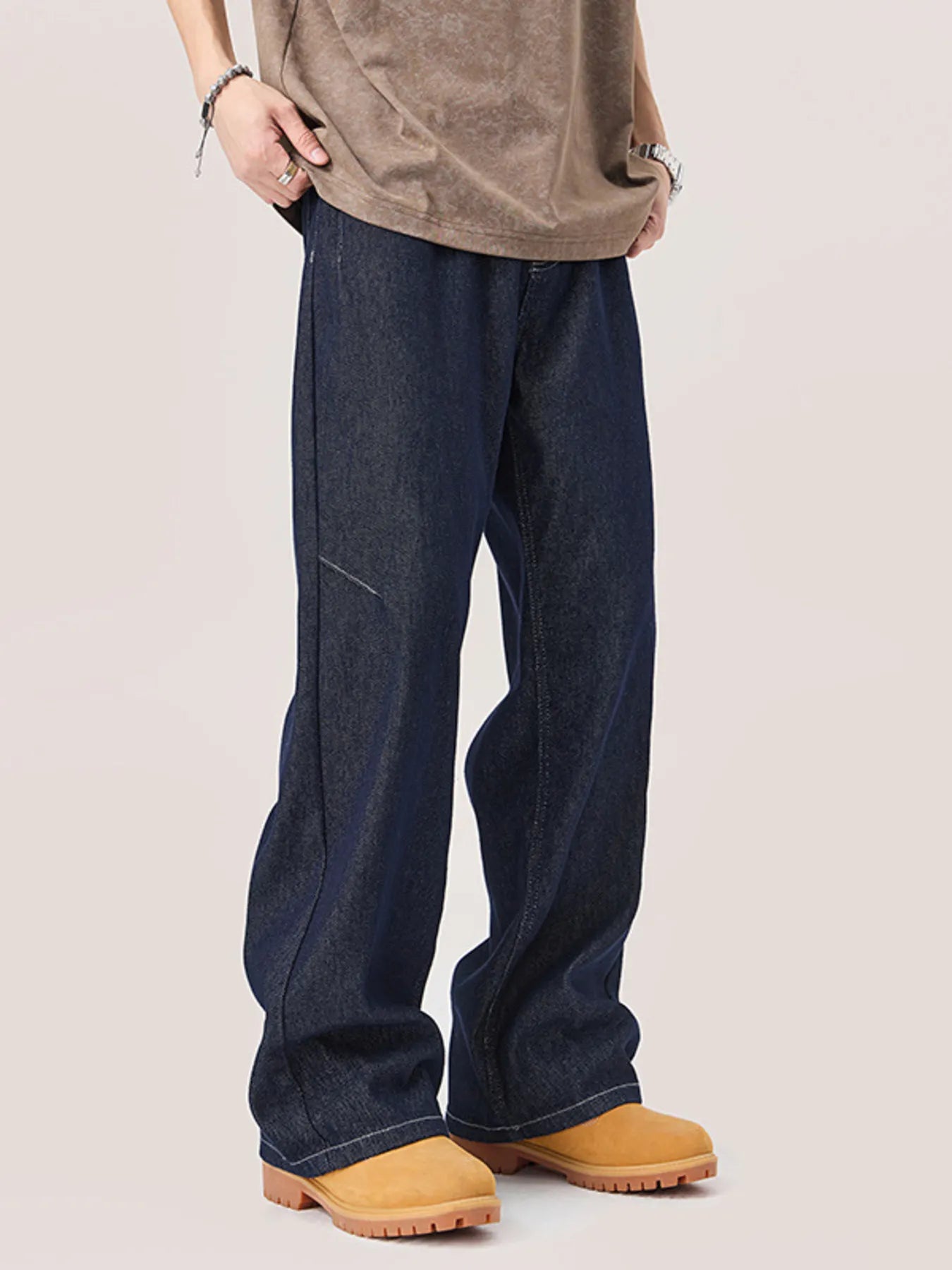 Men's Wide Leg Jeans