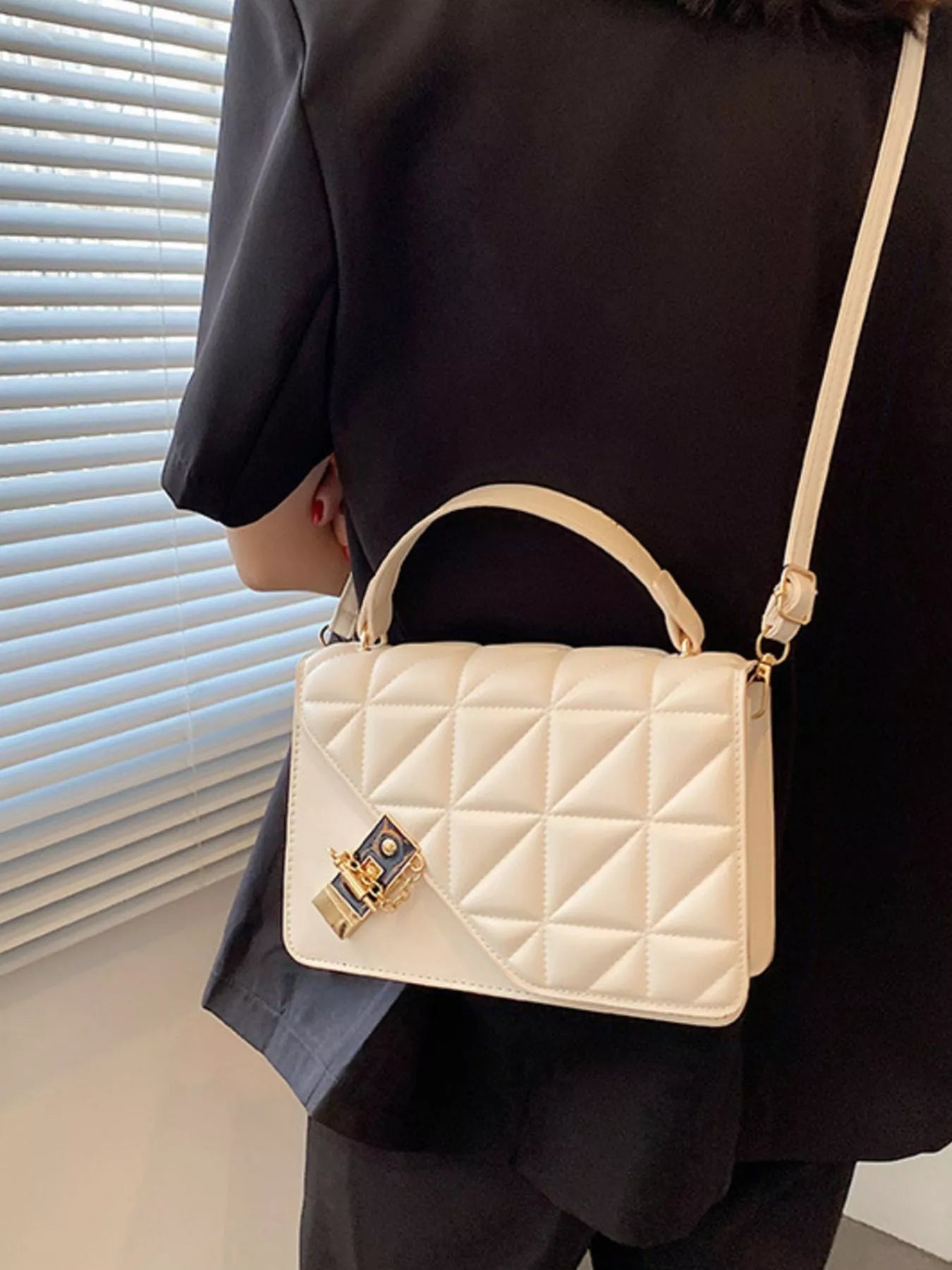 Quilted Flap Crossbody Bag