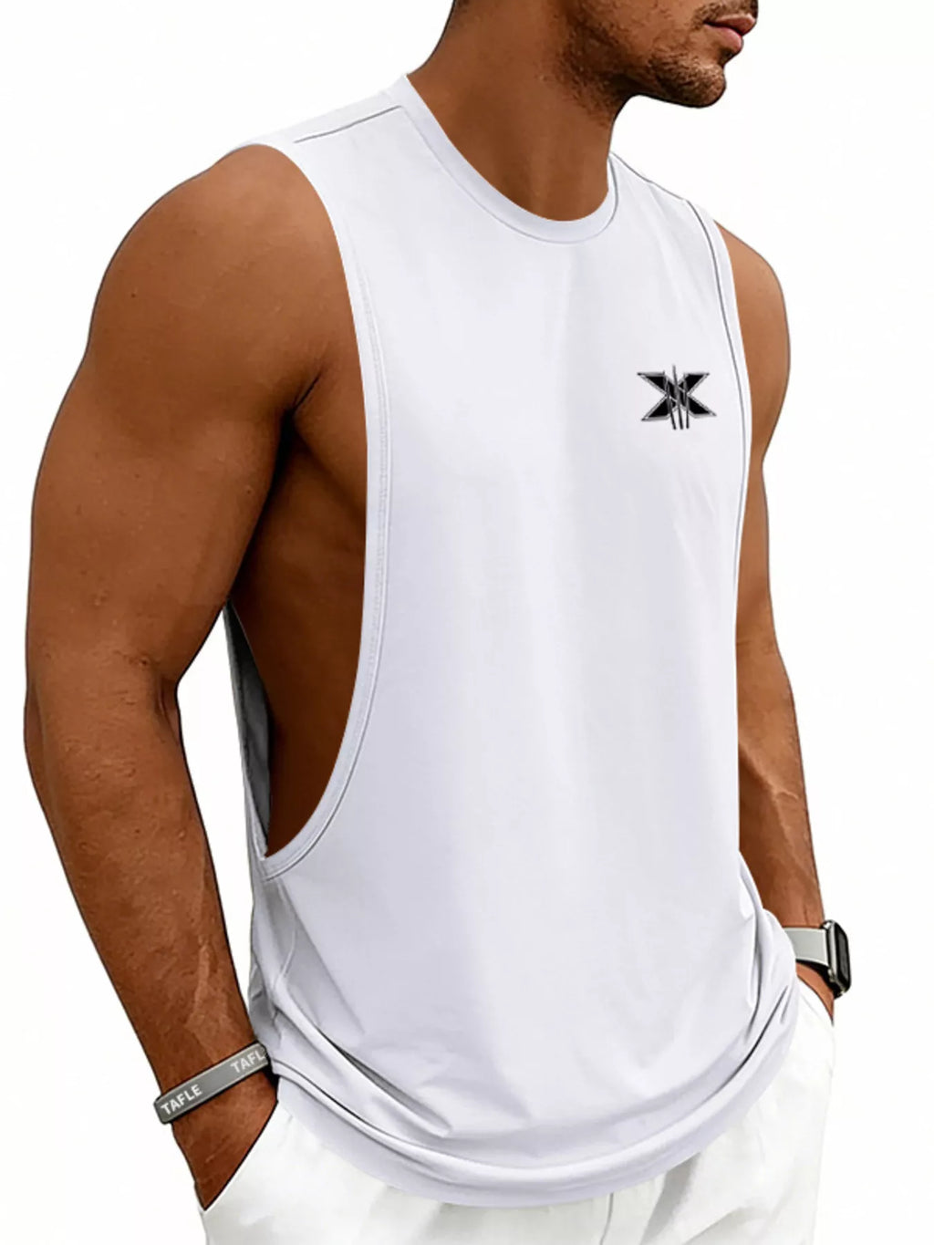 Men's Full Size Round Neck Tank Plus Size
