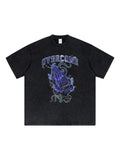 Men's Graphic Round Neck Short Sleeve T-Shirt