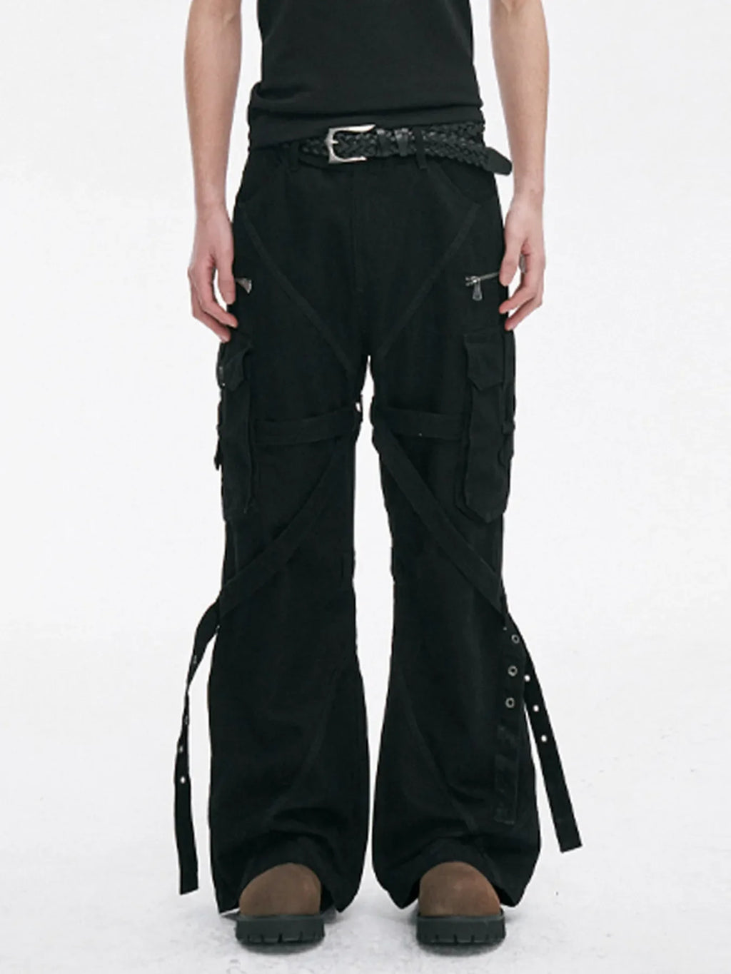 Men's Wide Leg Cargo Pants