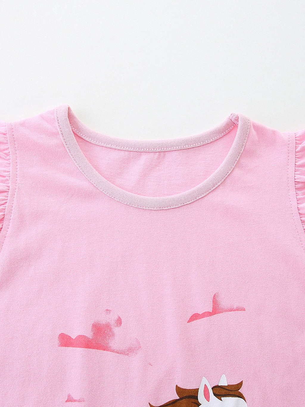 Children's Horse Print Tank and Shorts Set