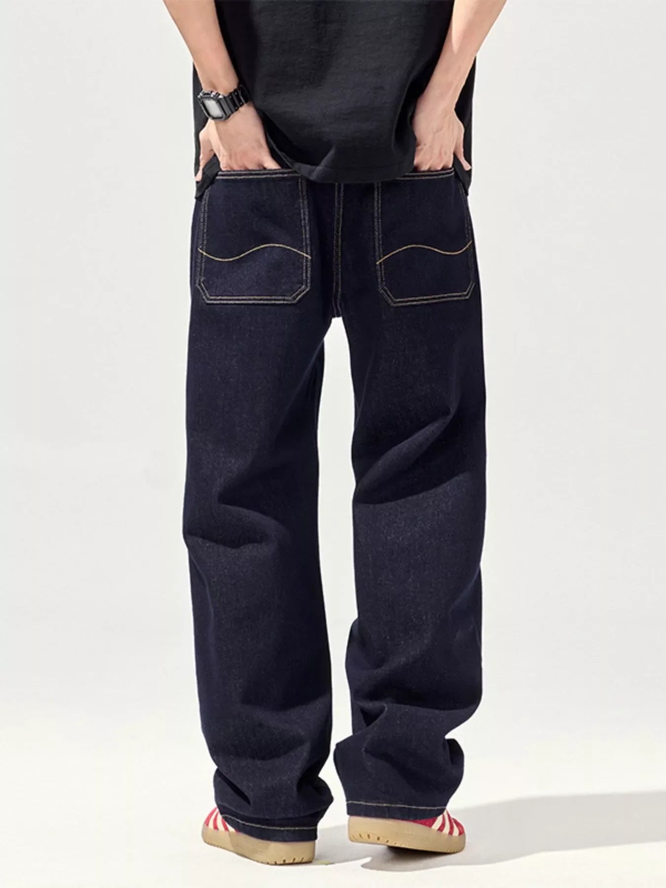 Men's Wash Relaxed Fit Jeans