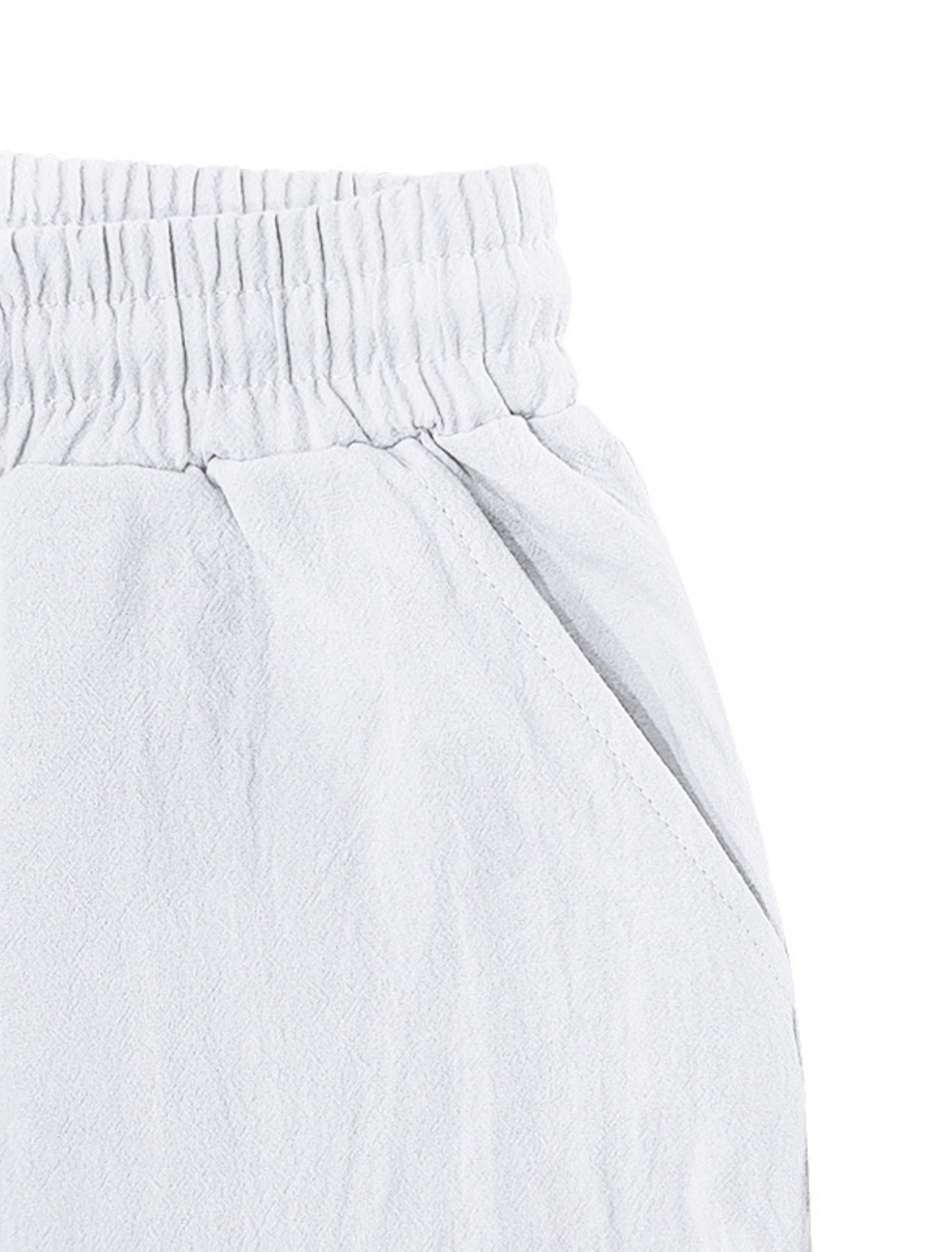 Men's Full Size Relaxed Fit Cargo Drawstring Pants Plus Size