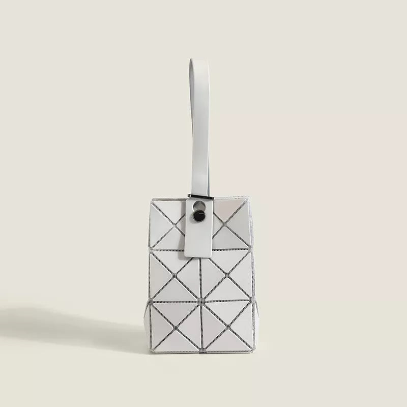 Geometric Panel Foldable Handbag