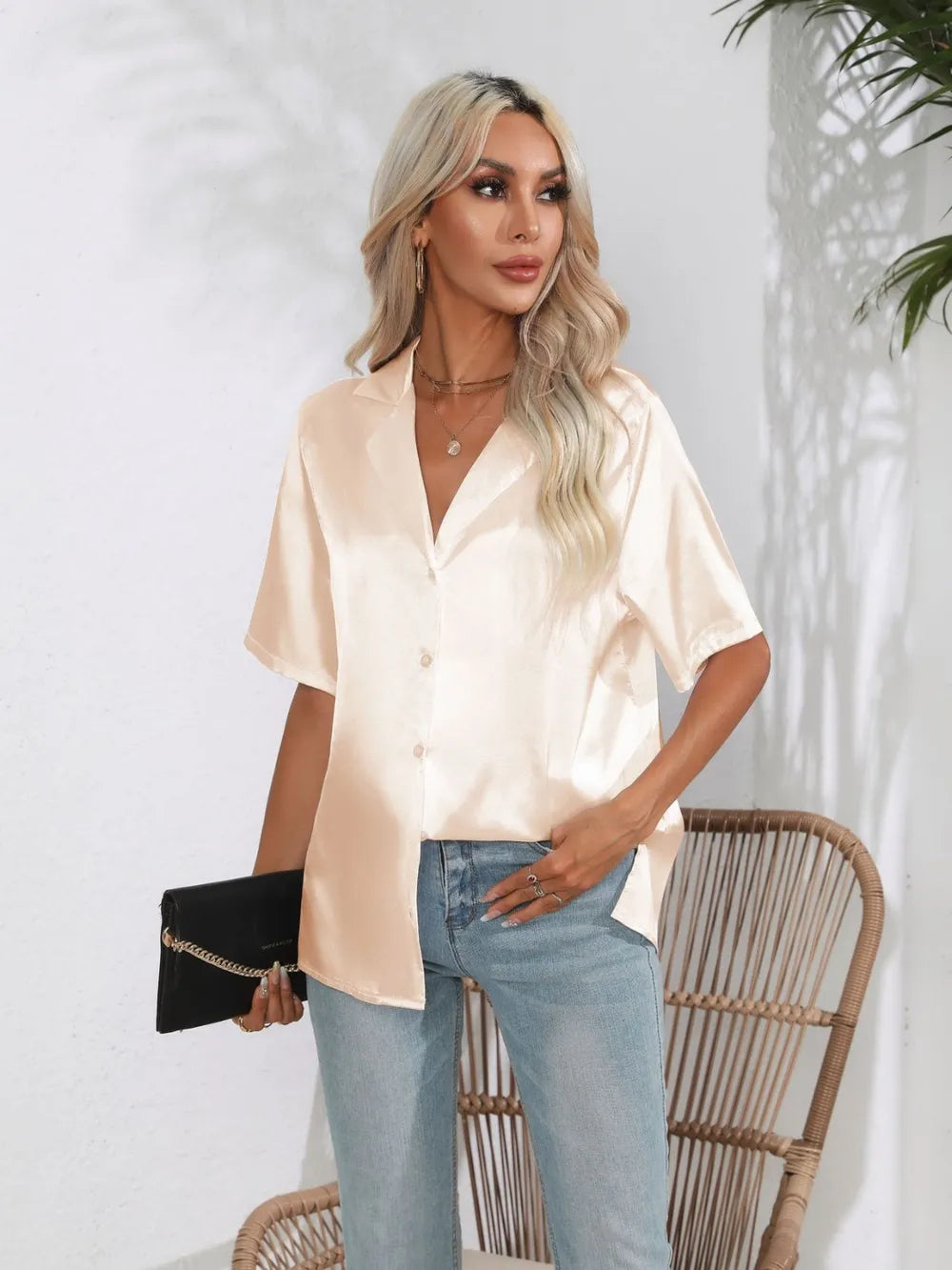 Button Down Short Sleeve Shirt