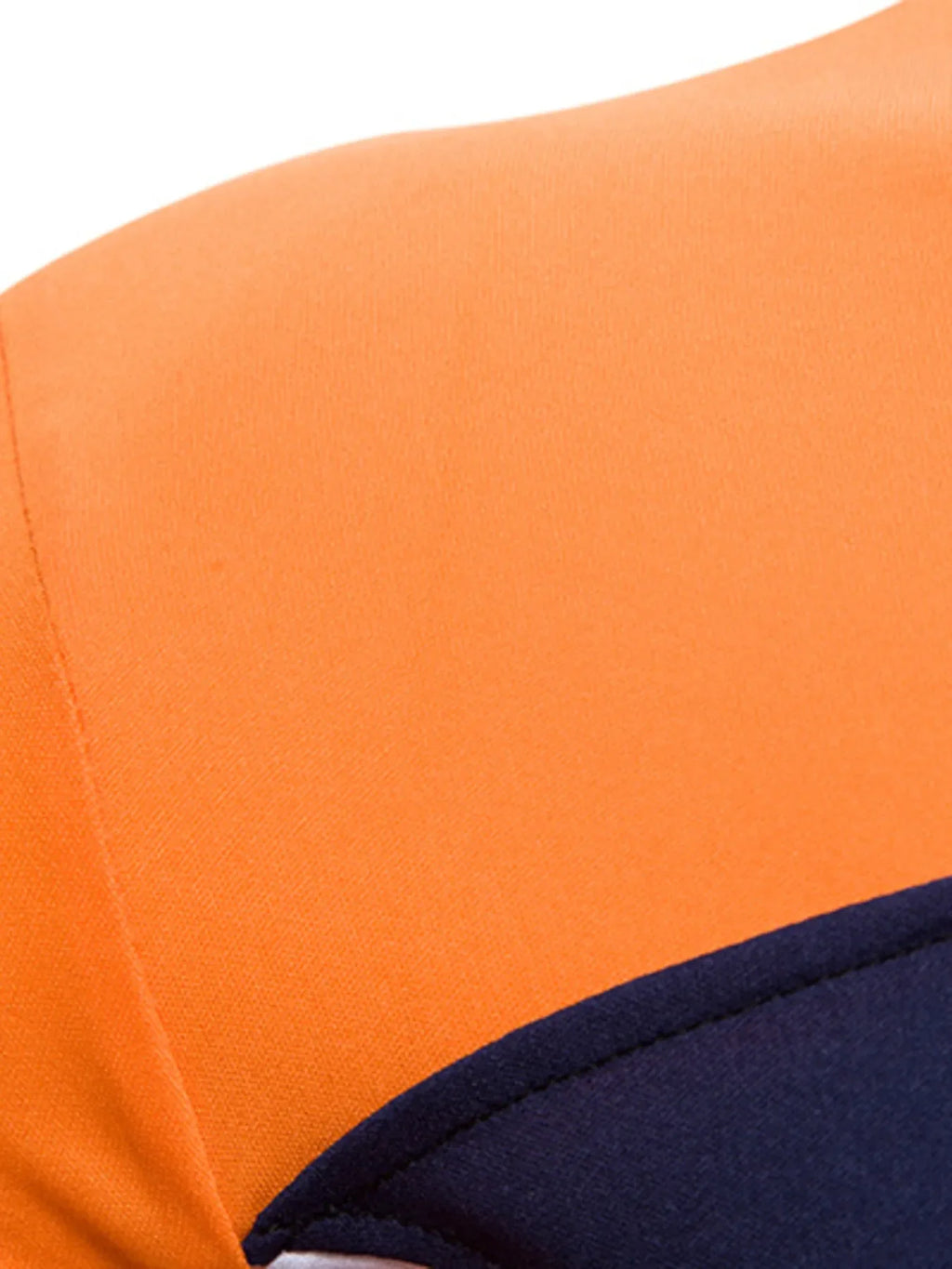 Men's Full Size Color Block Long Sleeve T-Shirt Plus Size