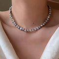Pearl Choker Necklace