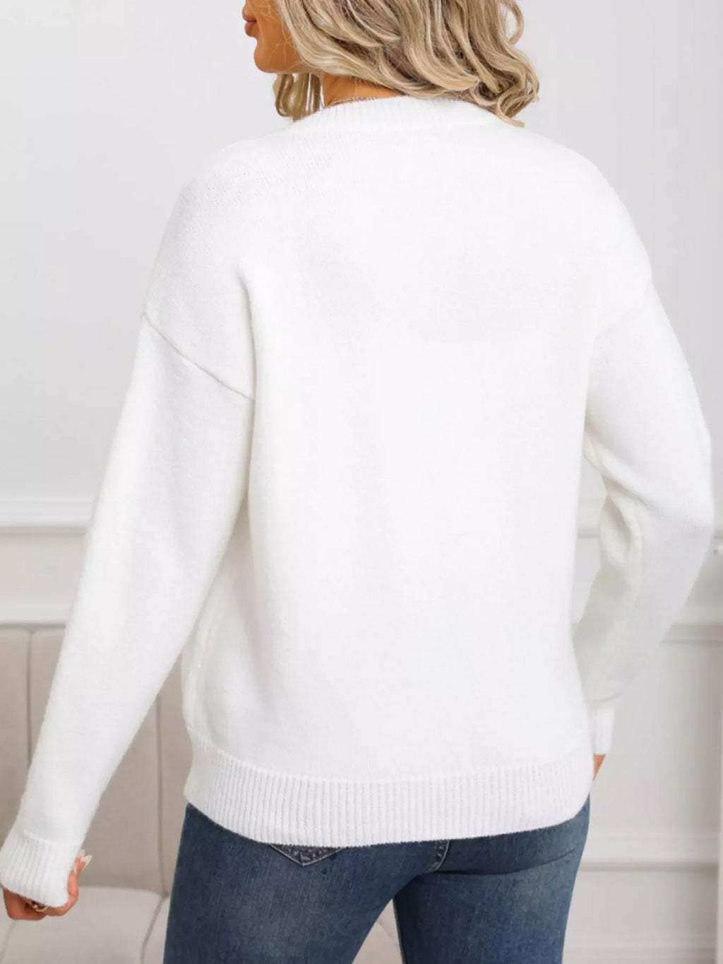 Cherry Round Neck Sweater