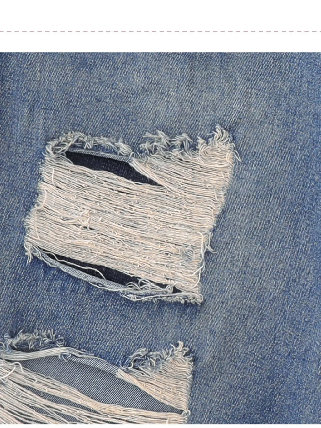 Men's Distressed Denim Shorts