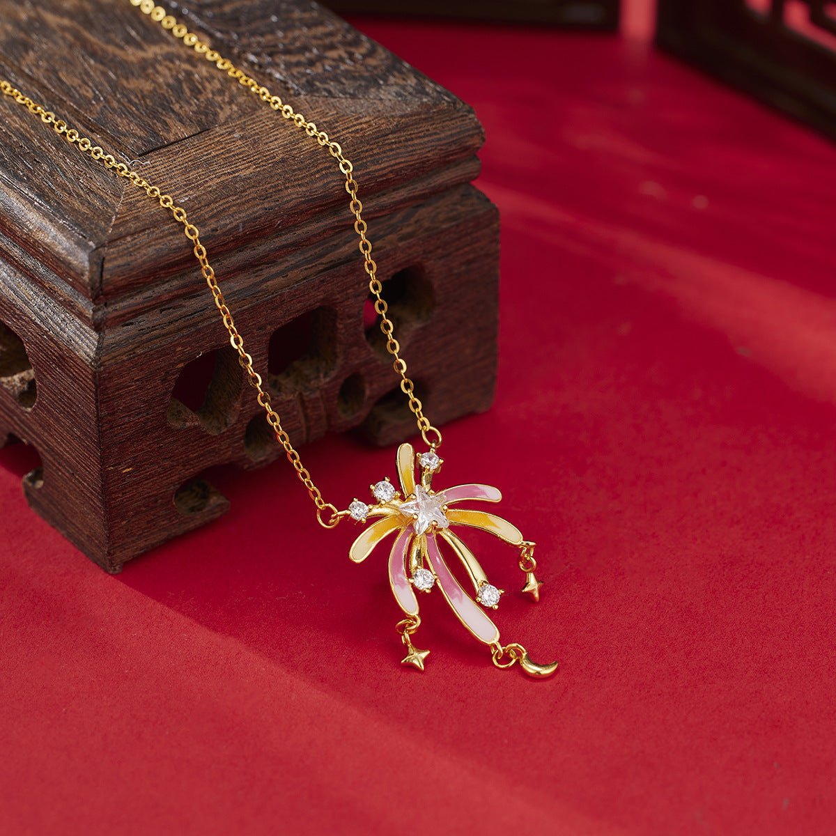 Starburst Pendant Necklace