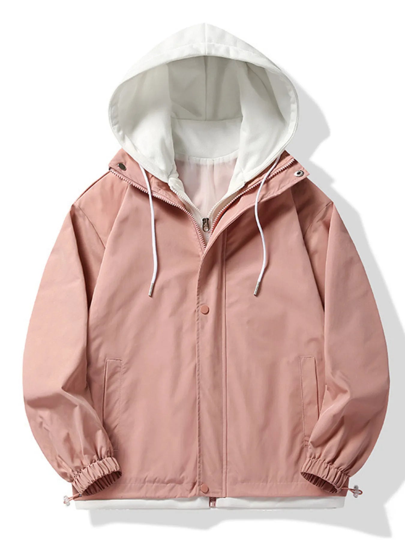 Men's Plus Size Casual Lightweight Windbreaker Jacket