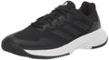 adidas Mens Gamecourt 2.0 Tennis Sneaker Black/Black/Grey 9.5